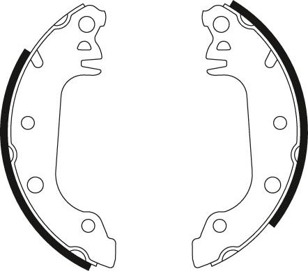 TRW GS6139 - Комплект тормозных колодок, барабанные autospares.lv