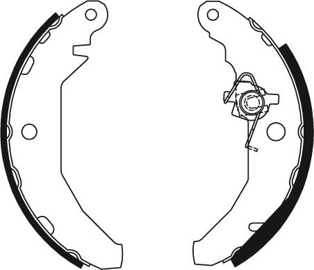 TRW GS6179 - Комплект тормозных колодок, барабанные autospares.lv