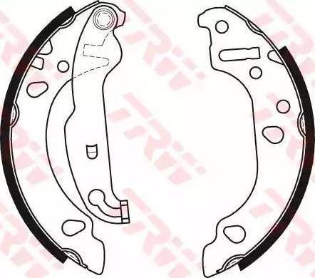 Alpha Brakes HST-FR-052 - Комплект тормозных колодок, барабанные autospares.lv