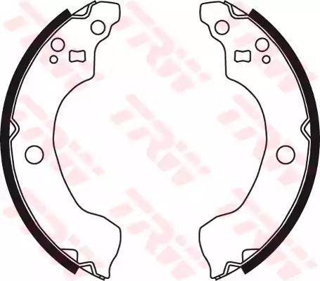 Alpha Brakes HST-NS-051 - Комплект тормозных колодок, барабанные autospares.lv