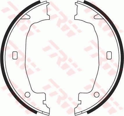 TRW GS8432 - Комплект тормозов, ручник, парковка autospares.lv