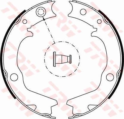 TRW GS8479 - Комплект тормозов, ручник, парковка autospares.lv