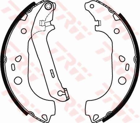 TRW GS8471 - Комплект тормозных колодок, барабанные autospares.lv