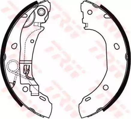 Alpha Brakes HST-FT-025 - Комплект тормозных колодок, барабанные autospares.lv