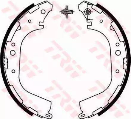 Alpha Brakes HST-NS-045 - Комплект тормозных колодок, барабанные autospares.lv