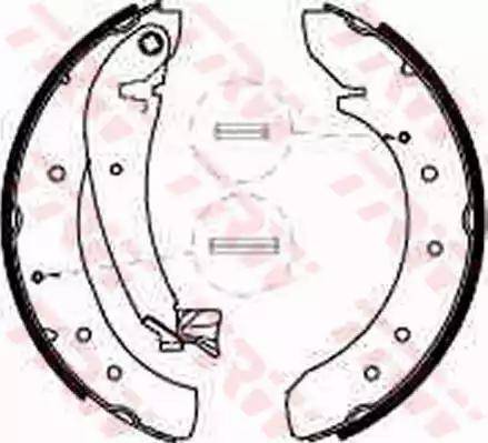 Alpha Brakes HST-PE-013 - Комплект тормозных колодок, барабанные autospares.lv