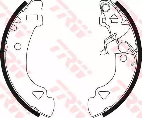 Alpha Brakes HST-FT-008 - Комплект тормозных колодок, барабанные autospares.lv