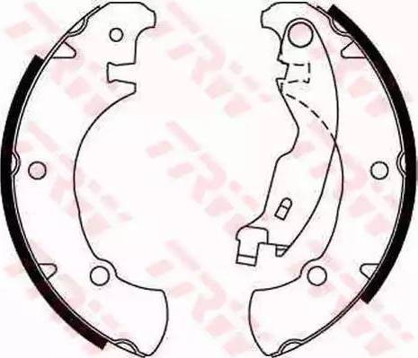 Alpha Brakes HST-FT-013 - Комплект тормозных колодок, барабанные autospares.lv