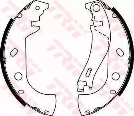 Alpha Brakes HST-FT-015 - Комплект тормозных колодок, барабанные autospares.lv