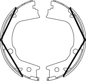 TRW GS8859 - Комплект тормозов, ручник, парковка autospares.lv