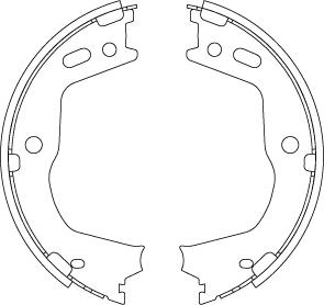 TRW GS8803 - Комплект тормозов, ручник, парковка autospares.lv