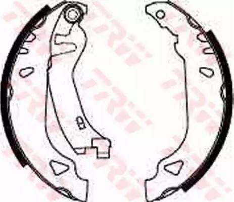 Alpha Brakes HST-FT-006 - Комплект тормозных колодок, барабанные autospares.lv