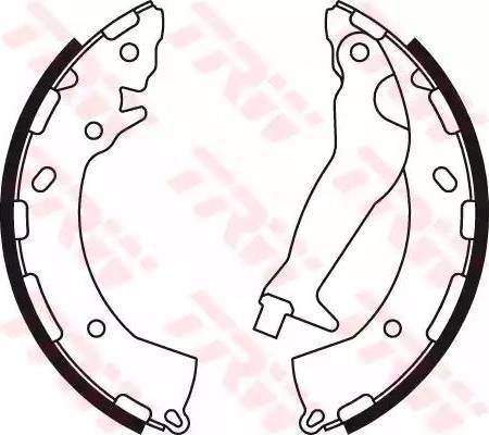 Alpha Brakes HST-HY-530 - Комплект тормозных колодок, барабанные autospares.lv