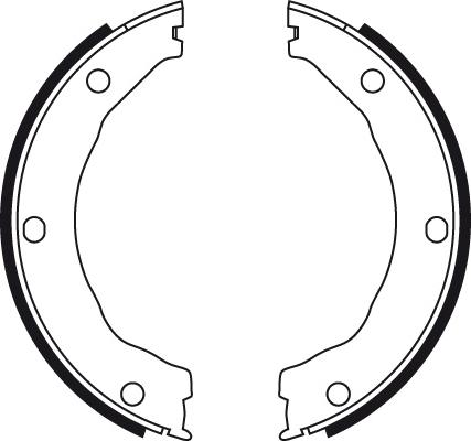 TRW GS8726 - Комплект тормозов, ручник, парковка autospares.lv