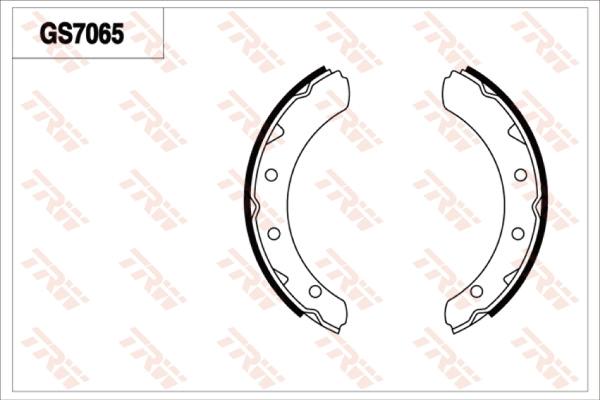 TRW GS7065 - Комплект тормозов, ручник, парковка autospares.lv