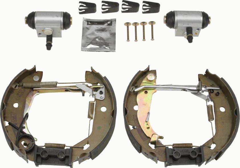 TRW GSK1556 - Комплект тормозных колодок, барабанные autospares.lv