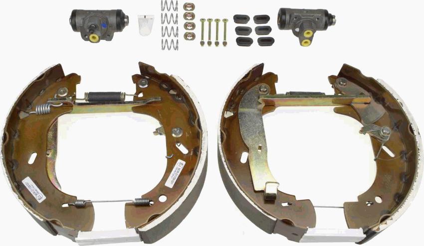 TRW GSK1073 - Комплект тормозных колодок, барабанные autospares.lv