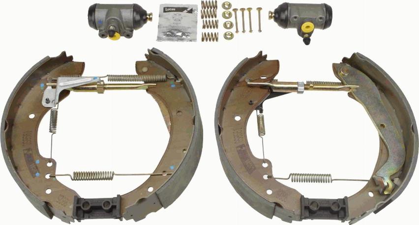 TRW GSK1146 - Комплект тормозных колодок, барабанные autospares.lv