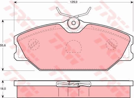 TRW GTD1085 - Дисковый тормозной механизм, комплект autospares.lv