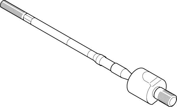 TRW JAR562 - Осевой шарнир, рулевая тяга autospares.lv