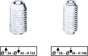 TRW JBE114 - Комплект пыльника, рулевое управление autospares.lv