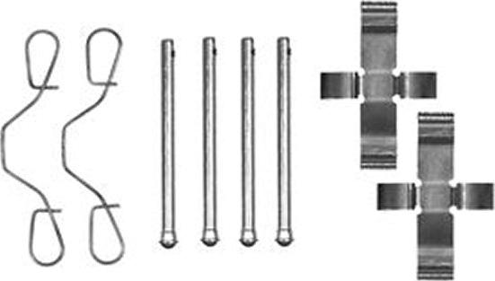 TRW PFK154 - Комплектующие для колодок дискового тормоза autospares.lv