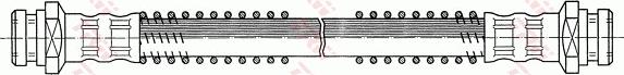 TRW PHA440 - Тормозной шланг autospares.lv