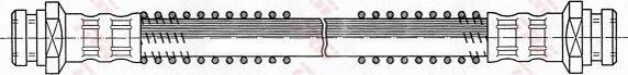 TRW PHA440 - Тормозной шланг autospares.lv