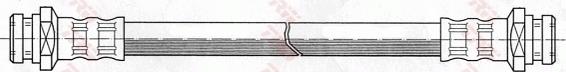 TRW PHA438 - Тормозной шланг autospares.lv