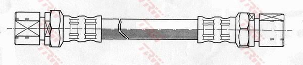 TRW PHA526 - Тормозной шланг autospares.lv