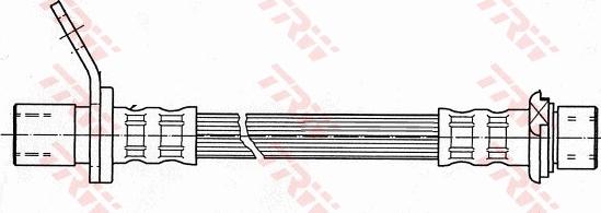 TRW PHA391 - Тормозной шланг autospares.lv