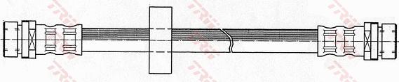 TRW PHA398 - Тормозной шланг autospares.lv