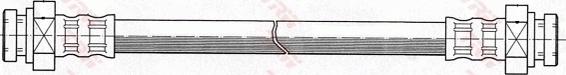 TRW PHA307 - Тормозной шланг autospares.lv