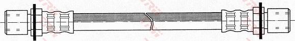 TRW PHA318 - Тормозной шланг autospares.lv