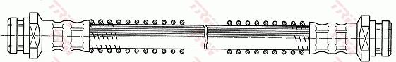 TRW PHA323 - Тормозной шланг autospares.lv