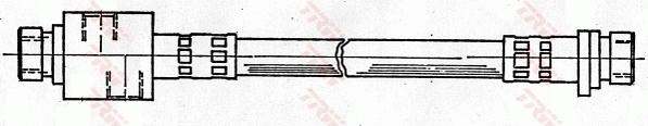 TRW PHA378 - Тормозной шланг autospares.lv