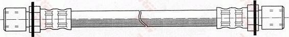 TRW PHA709 - Тормозной шланг autospares.lv