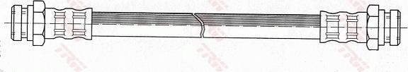 TRW PHA700 - Тормозной шланг autospares.lv