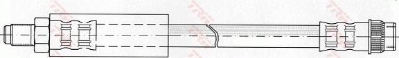 TRW PHB403 - Тормозной шланг autospares.lv