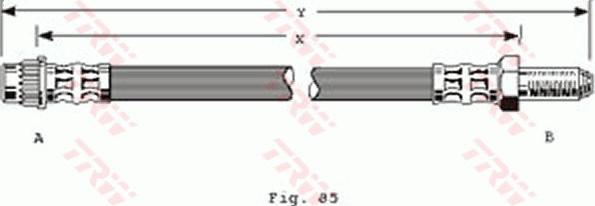 TRW PHB294 - Тормозной шланг autospares.lv