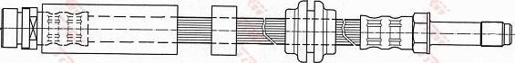 TRW PHB258 - Тормозной шланг autospares.lv