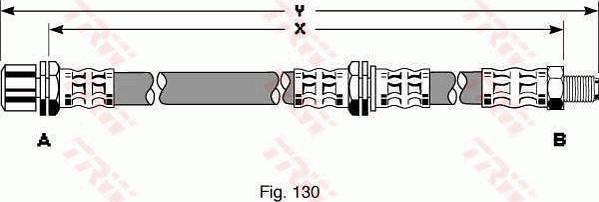 TRW PHB252 - Тормозной шланг autospares.lv