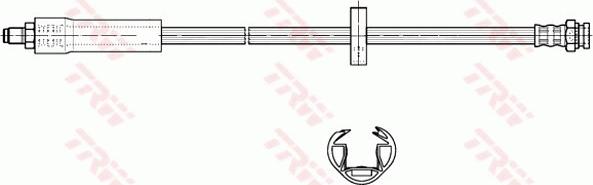 TRW PHB282 - Тормозной шланг autospares.lv