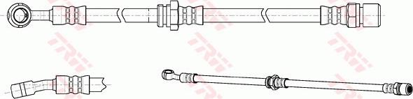 TRW PHD992 - Тормозной шланг autospares.lv