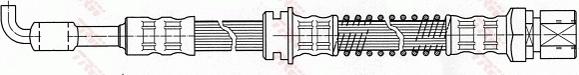 TRW PHD422 - Тормозной шланг autospares.lv