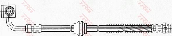 TRW PHD632 - Тормозной шланг autospares.lv