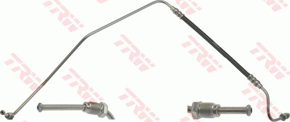 TRW PHD1169 - Тормозной шланг autospares.lv