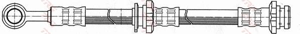 TRW PHD113 - Тормозной шланг autospares.lv