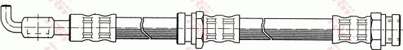 TRW PHD122 - Тормозной шланг autospares.lv