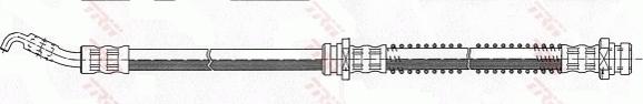 TRW PHD358 - Тормозной шланг autospares.lv